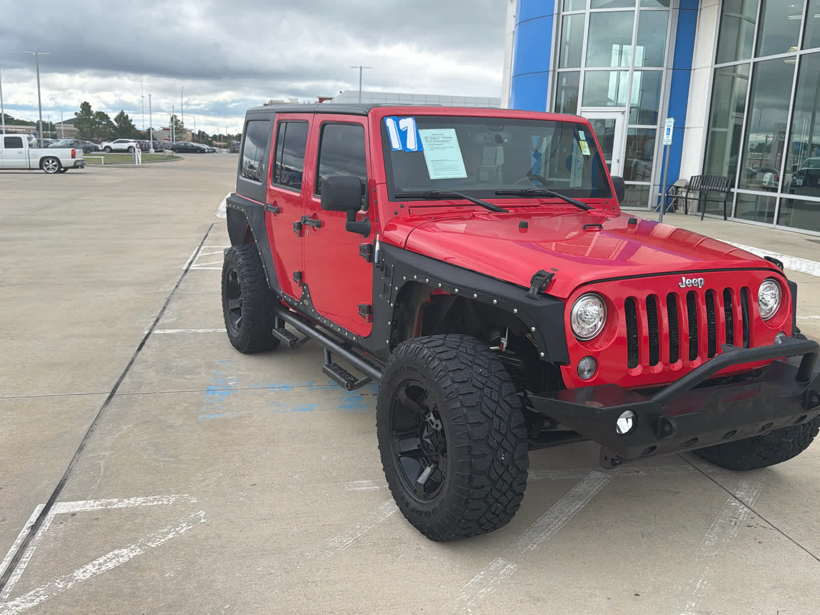 Used 2017 Jeep Wrangler Unlimited Sport S with VIN 1C4BJWDG4HL558136 for sale in Ardmore, OK