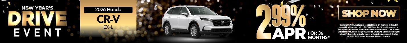 2026 Honda CR-V EX-L	2.99% APR / 36 MO*